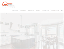 Tablet Screenshot of envisioncustomrenovations.com